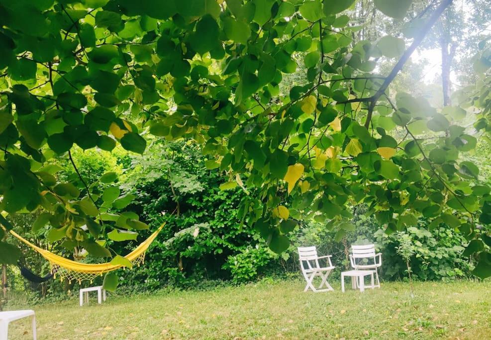 Gite Et Jardin En Bord De Riviere Lägenhet Saumane Exteriör bild